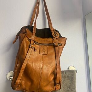HARBOUR 2nd Large Leather Convertible Backpack Tote